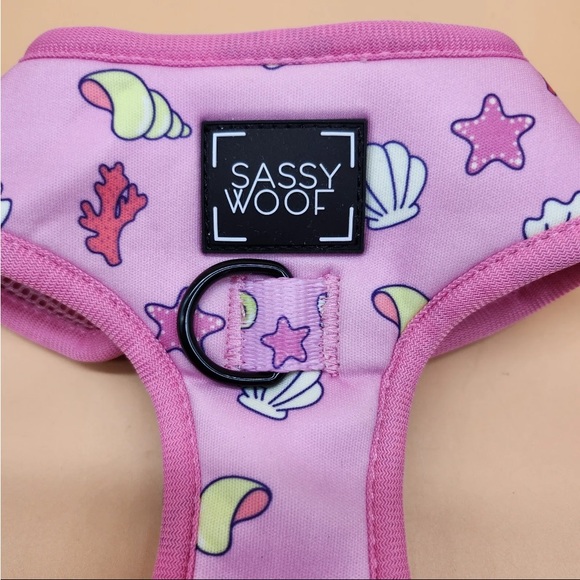 NEW Sassy Woof adjustable dog harness size large with seashells - Picture 4 of 10
